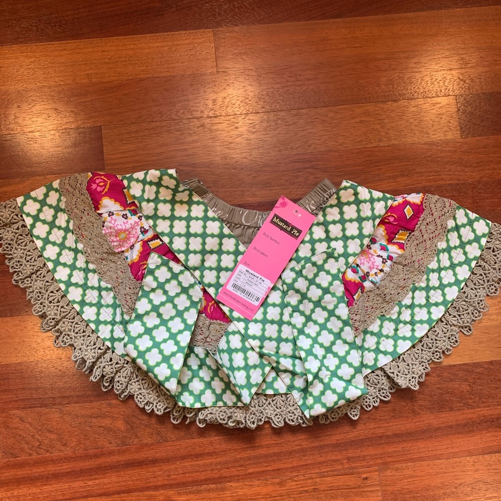 Mustard Pie Rosalyn Skirt in Magenta Sunrise